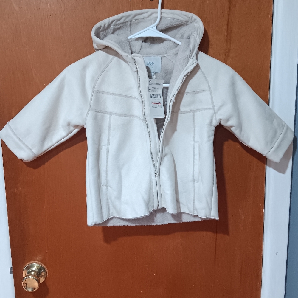 😍😍Adorable ZARA Toddler shearling jacket. Size 2